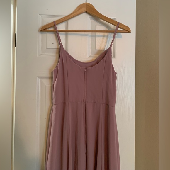 David’s Bridal Cowl Neck Chiffon Bridesmaid Dress - Picture 3 of 6